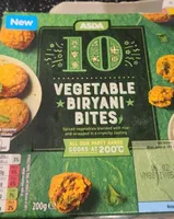 Vegetable biryani bites