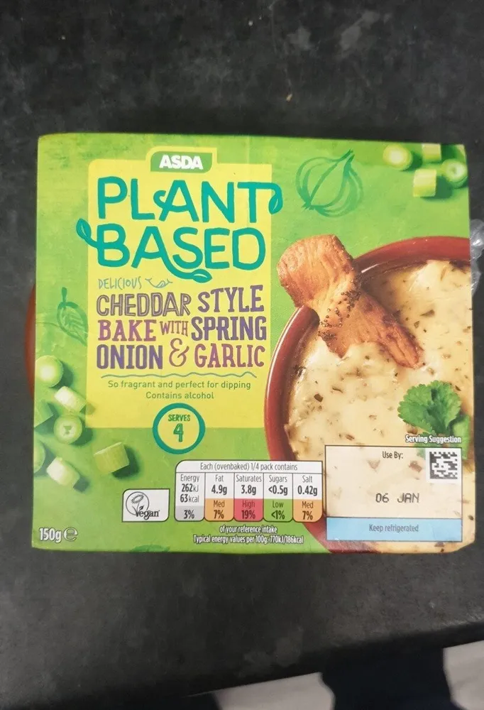 Plant based cheddar style