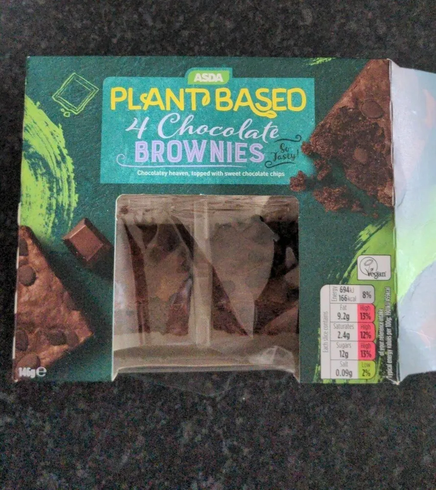 Plant based chocolate brownie