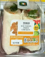 Southern fried chicken Wrap