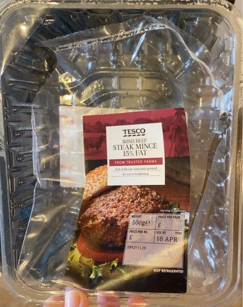 Steak mince beef 15% fat