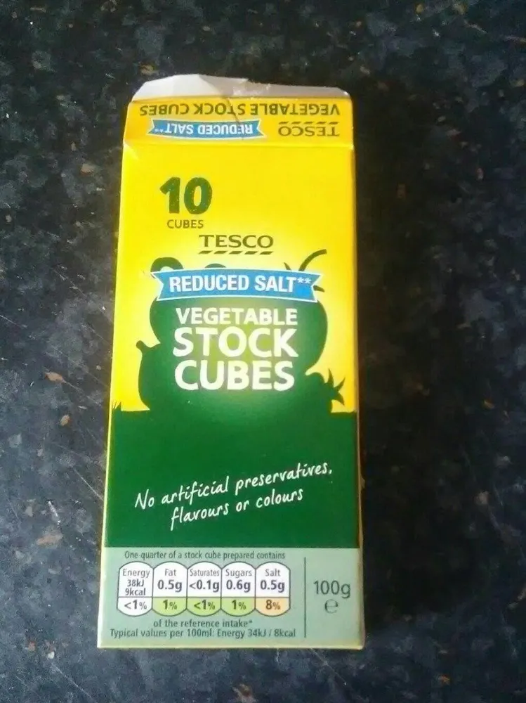 Vegetable stock cubes