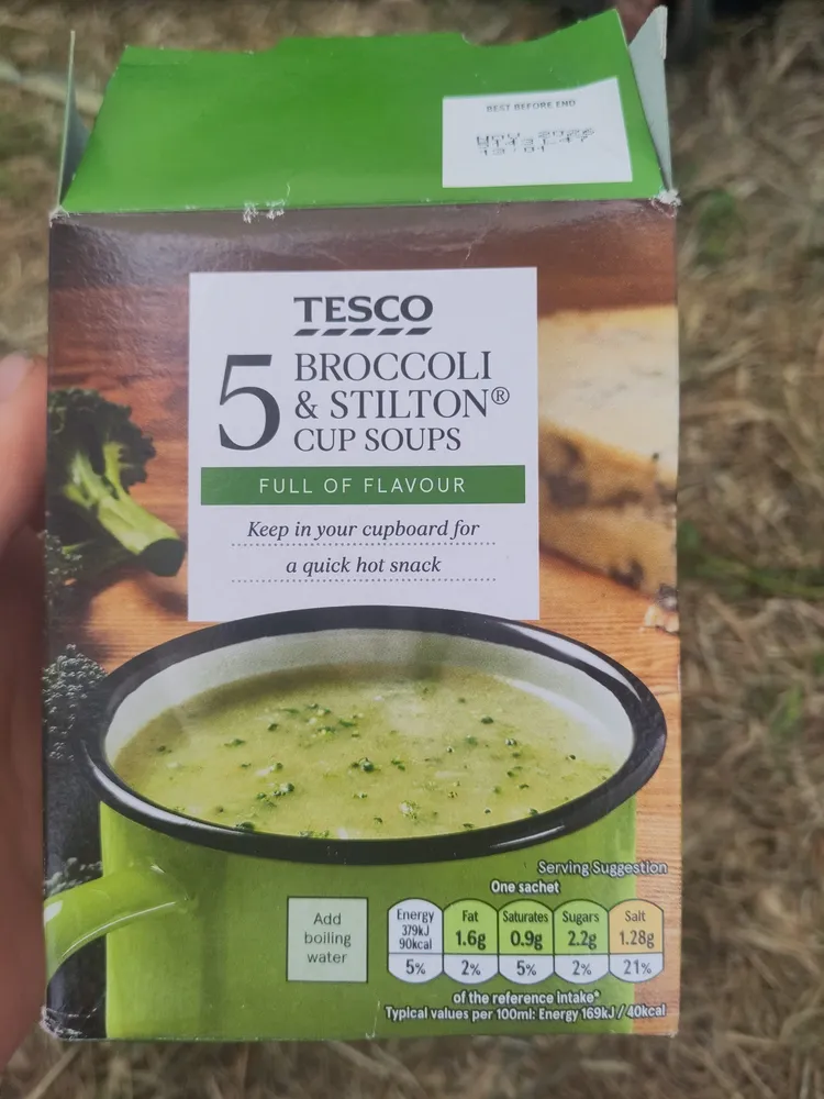 Broccoli And Stilton Soup In A Mug