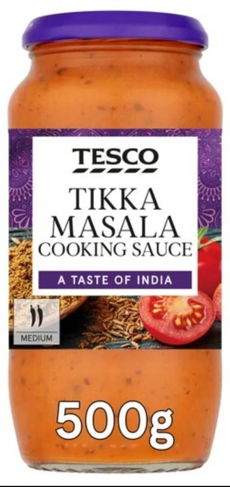 Tikka masala cooking sauce