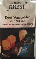 Root vegetables with sea salt