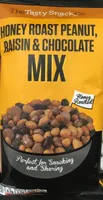 Honey roast peanut, raisin & chocolate mix