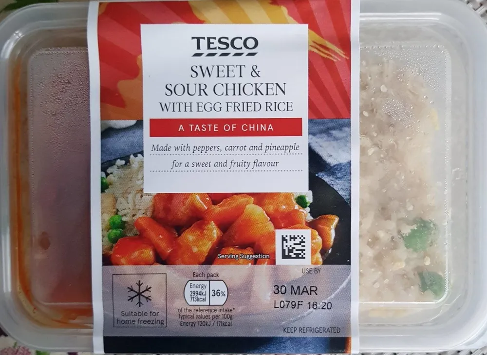 Sweet & Sour Chicken with Egg Fried Rice