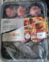 12 Italian Inspired Beef Steak Meatballs
