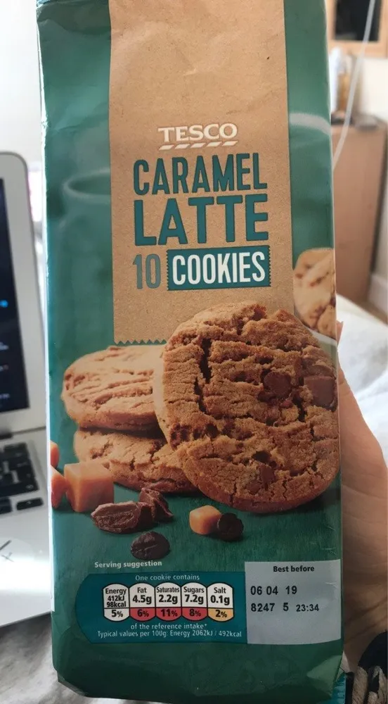 Cookies caramel latte