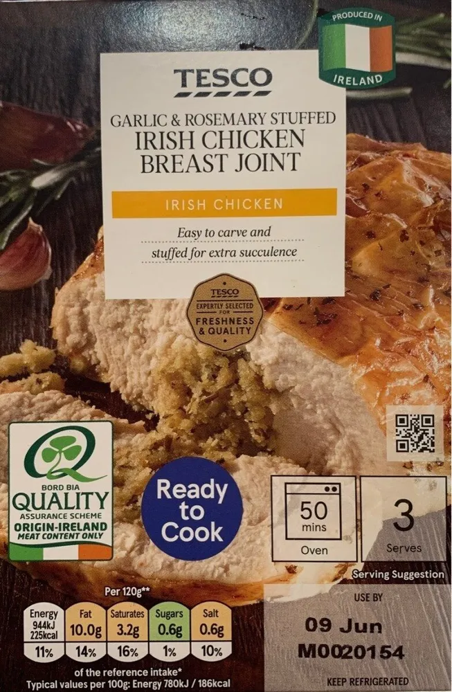 Irish Chicken Breast Joint