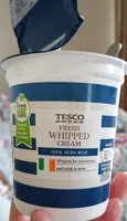 Fresh whipped cream
