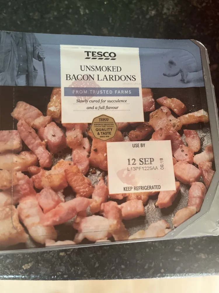 Bacon lardons