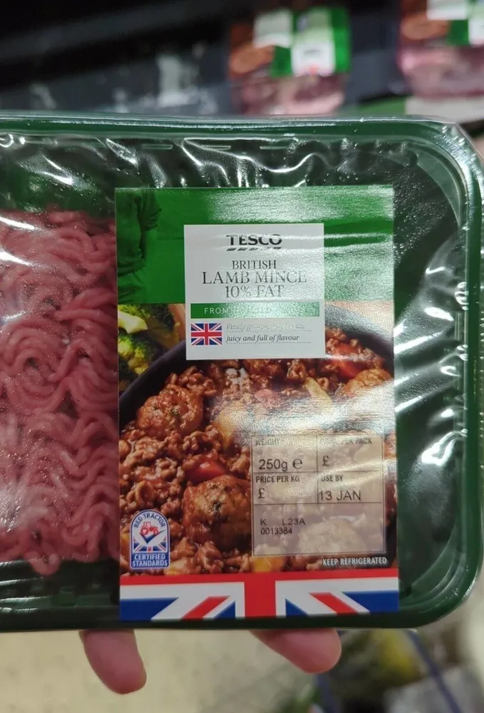 Lamb mince 10%fat