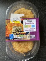 Free From cod & parsley fishcakes