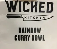 Rainbow curry bowl
