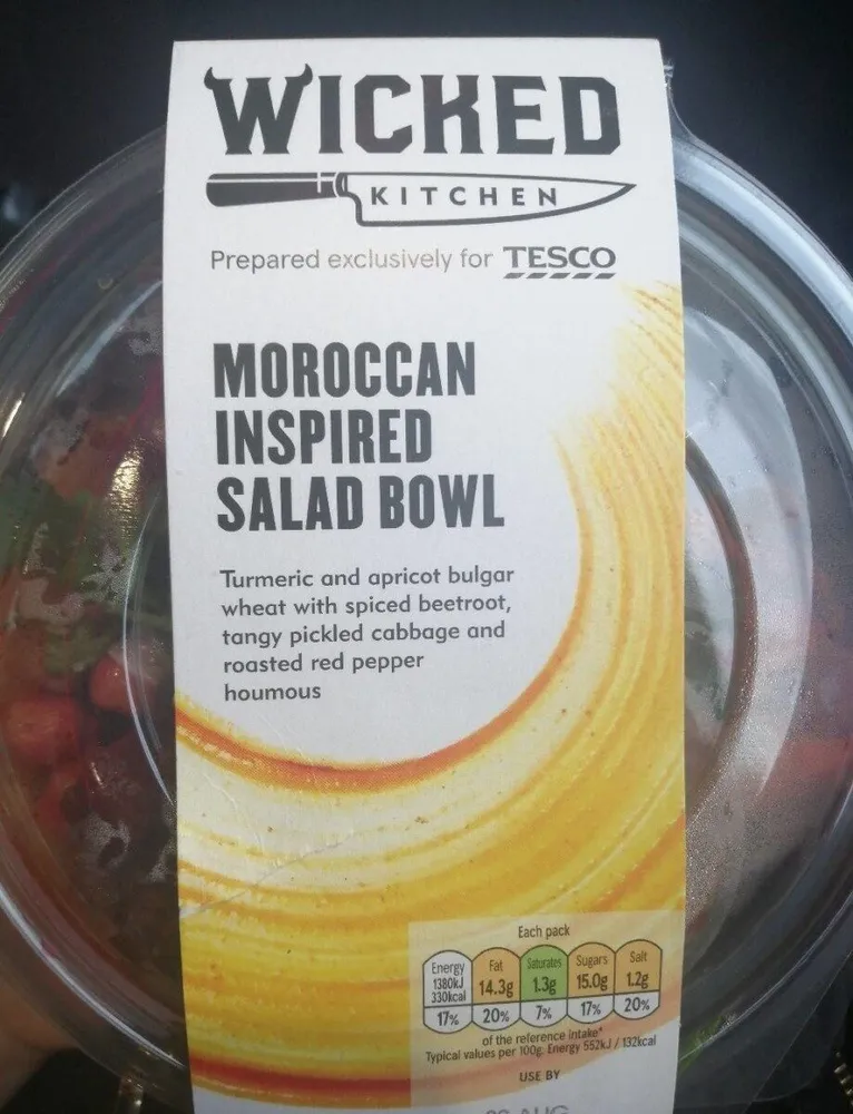 Moroccan Inspired salad bowl