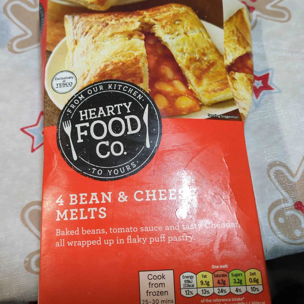Bean and cheese melts
