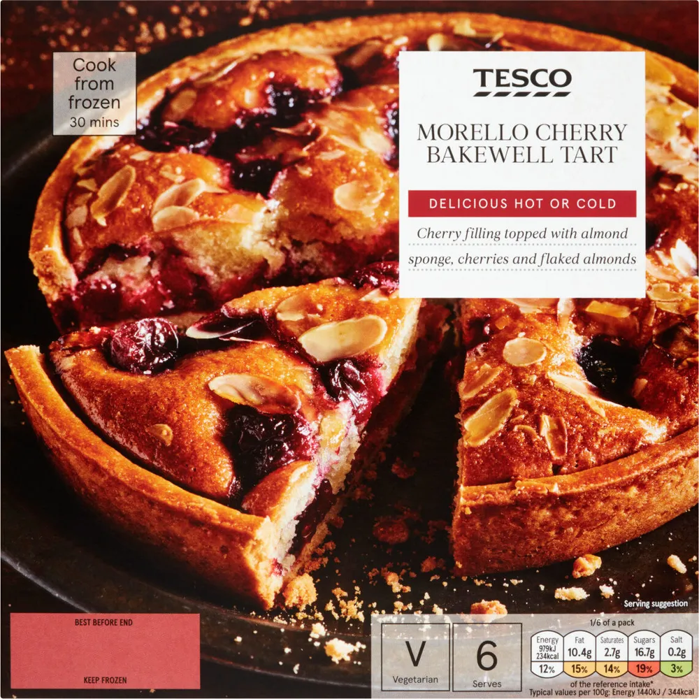 Morello Cherry Bakewell Tart