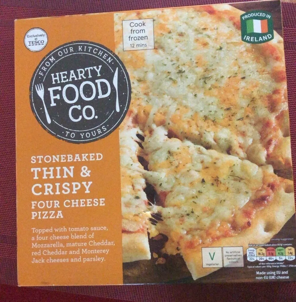 Stonebakes Thin and crispy Four cheese pizza