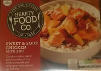 Sweet & sour chicken  with  rice