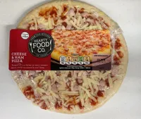 Cheese and ham pizza
