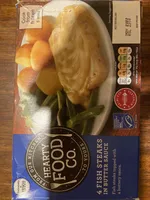 Fish steaks in butter sauce