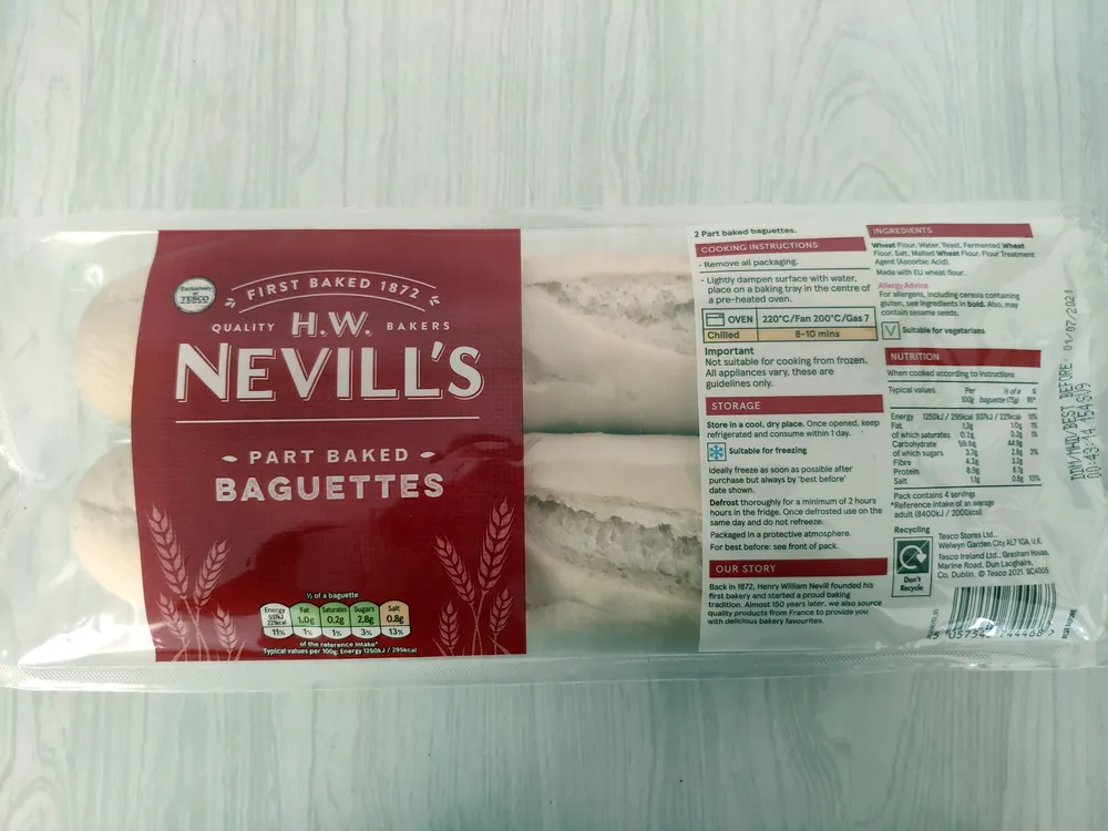 Part Baked Baguettes