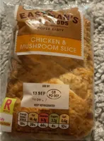Chicken and mushroom slice