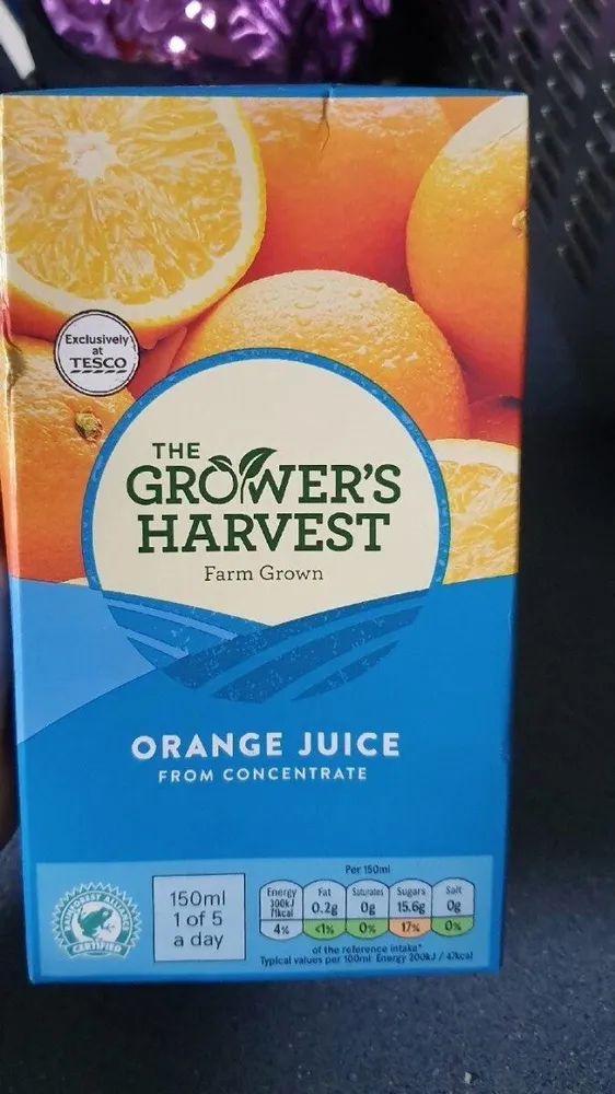 Orange Juice From Concentrate