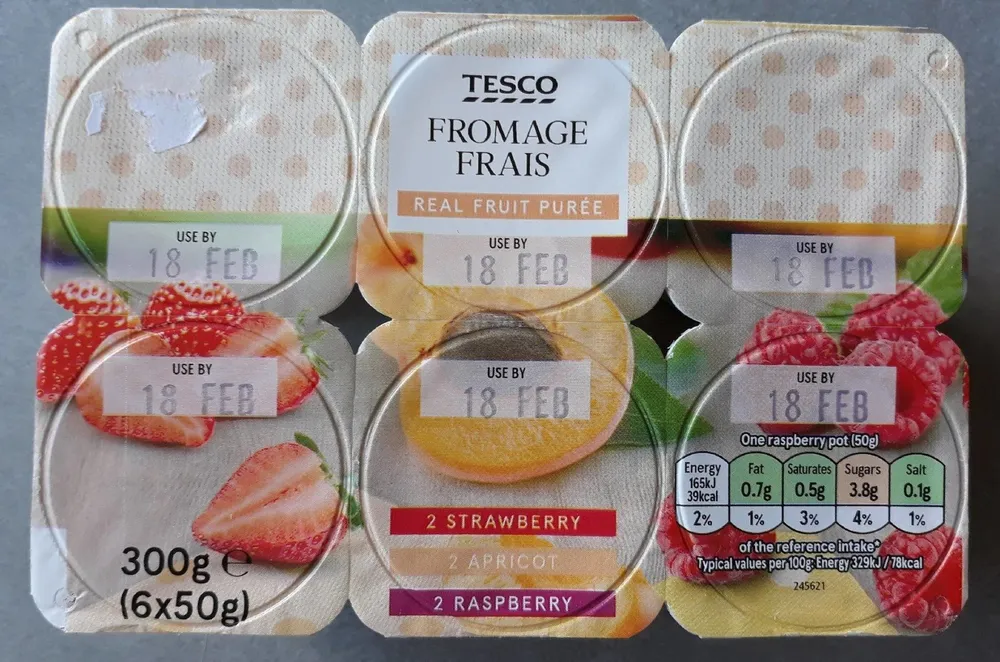 Fromage Frais Strawberry Apricot Raspberry
