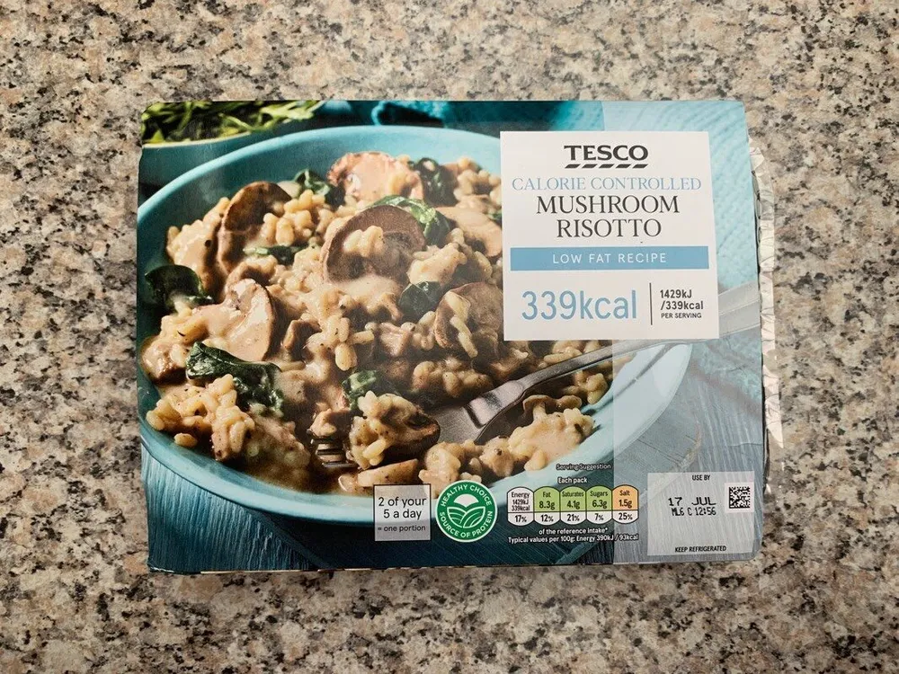 Tesco Calorie Controlled Mushroom Risotto
