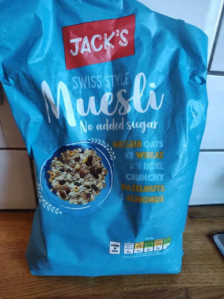 Swiss style muesli no added sugar
