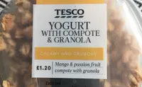 Yoghurt with compote&granola
