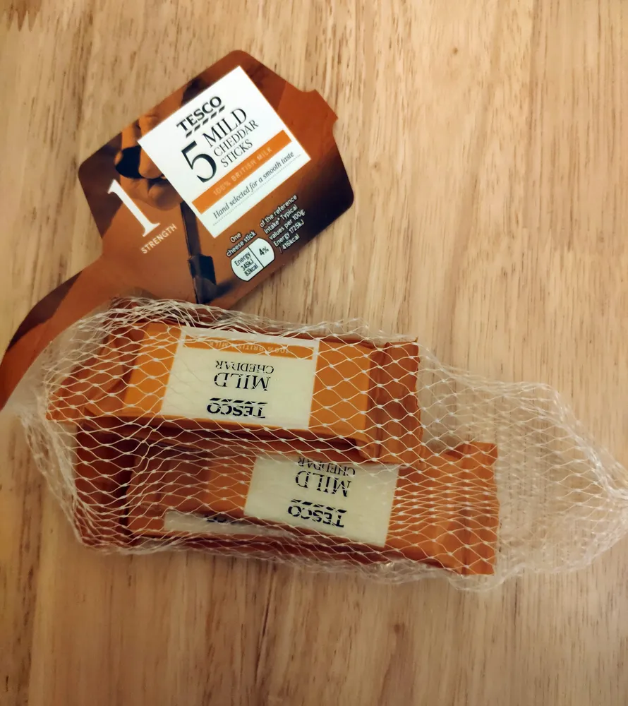 Mild cheddar sticks