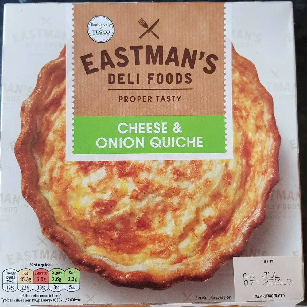 Cheese & Onion Quiche