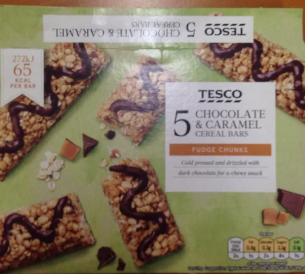 Chocolate and caramel bars