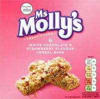 White Chocolate And Strawberry Cereal Bars