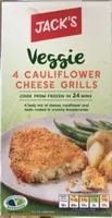 Veggie cauliflower cheese grills