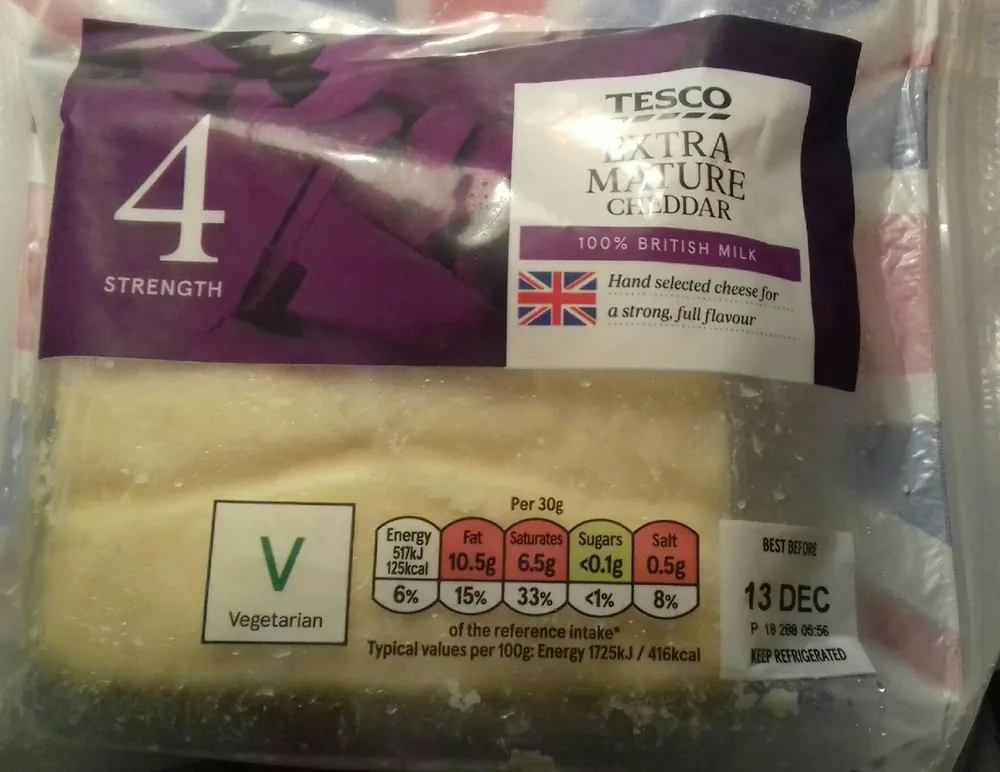 Extra mature cheddar