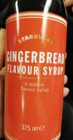 Sirop Starbucks gingerbread flavour syrup