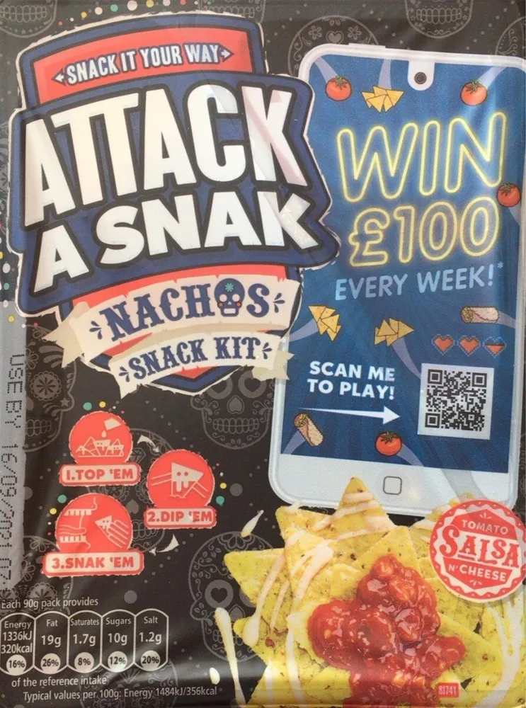 Attack A Snak Nachos Snack Kit