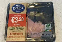 Wafer thin crumbed Irish ham