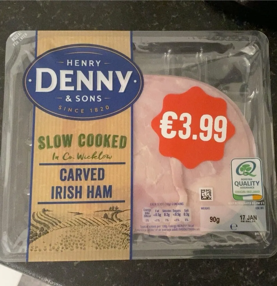Carved Irish Ham