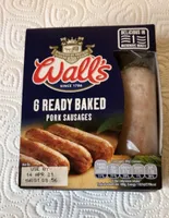 6 Ready Baked Pork Sausages