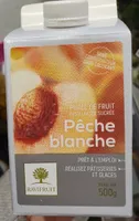 Purée de pêche blanche