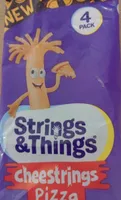 Cheese strings pizza