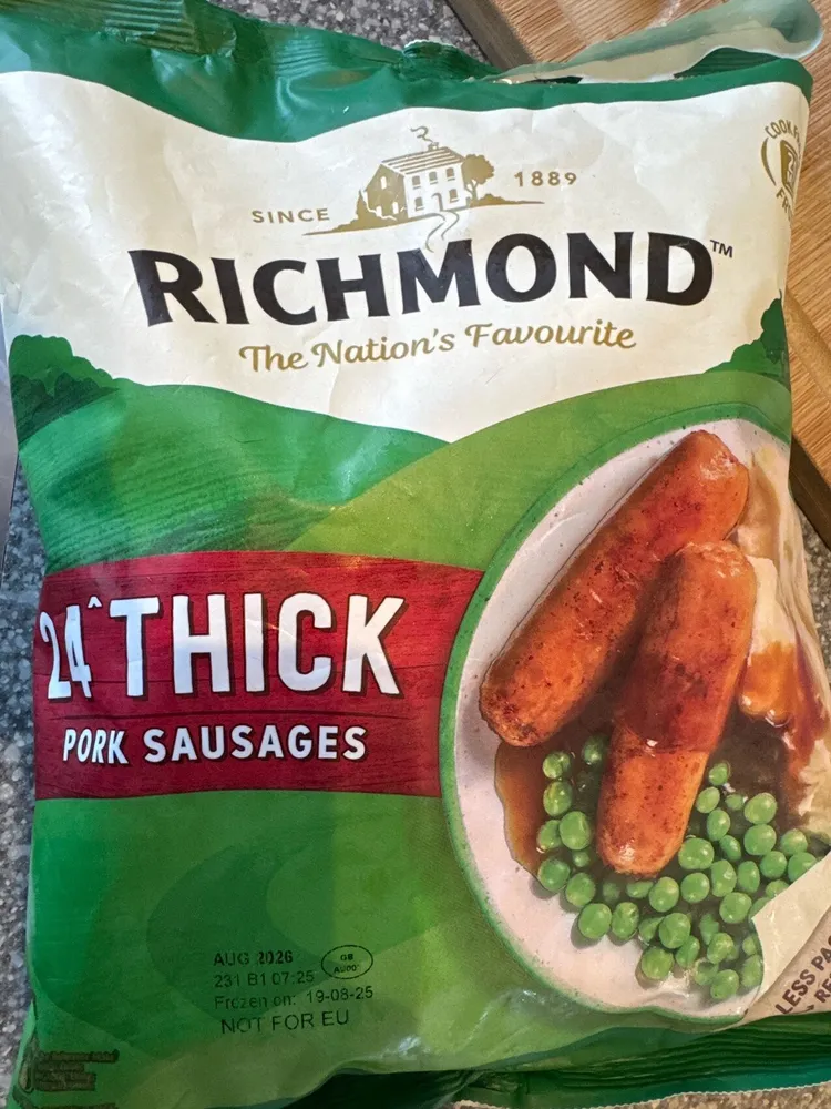 24 Thick Pork Sausages
