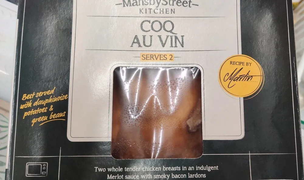 Cow au vin