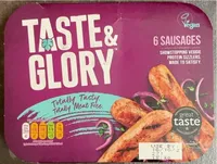 Taste & Glory 6 Vegan Sausages