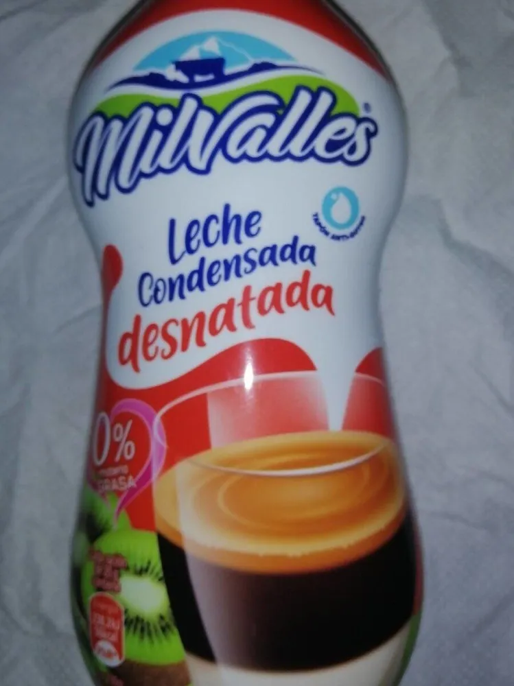 Leche condensada desnatada